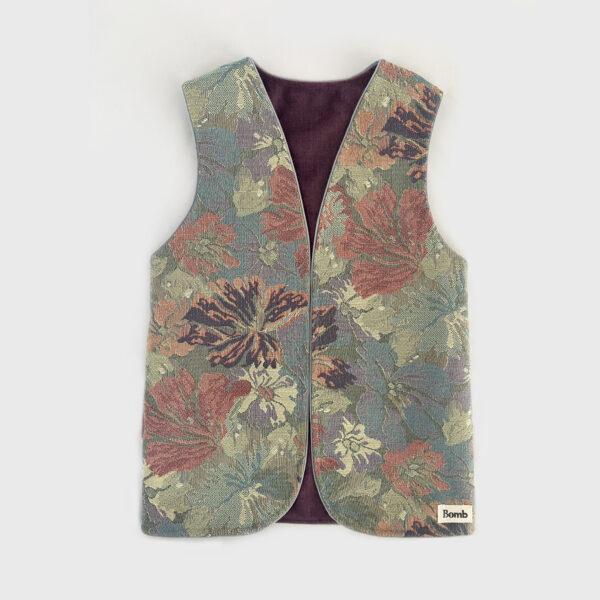Bomb waistcoat reversible long - number 26 SIZE S