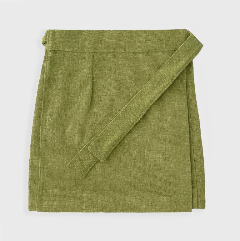 The green dream wrap skirt - Bombthebrand