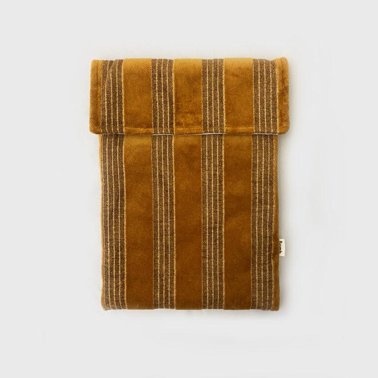 honey stripes laptop sleeve