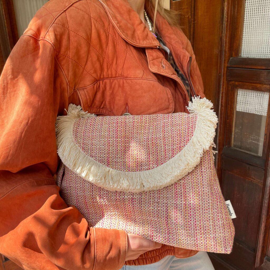 summer tweede Bomb midi bag